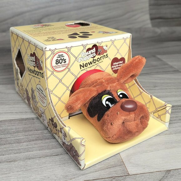 Basic Fun Other - Pound Puppies Newborns 8" Plush Brown 2019 Classic Collection 80's by Basic Fun